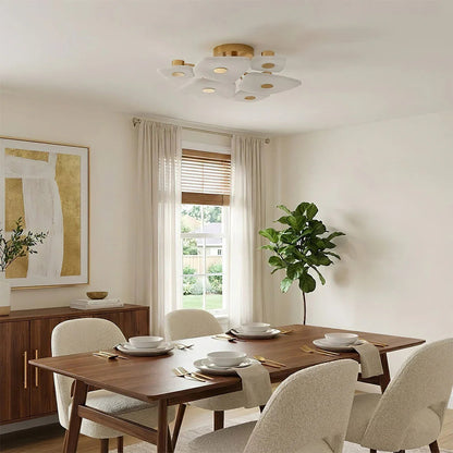 Alabaster Petal Ceiling Light