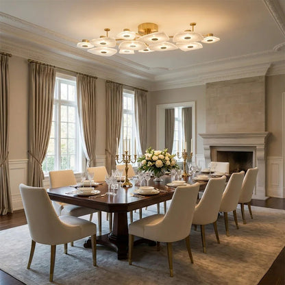 Alabaster Petal Ceiling Light
