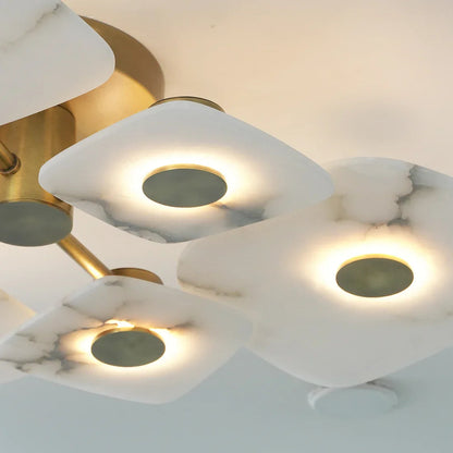 Alabaster Petal Ceiling Light