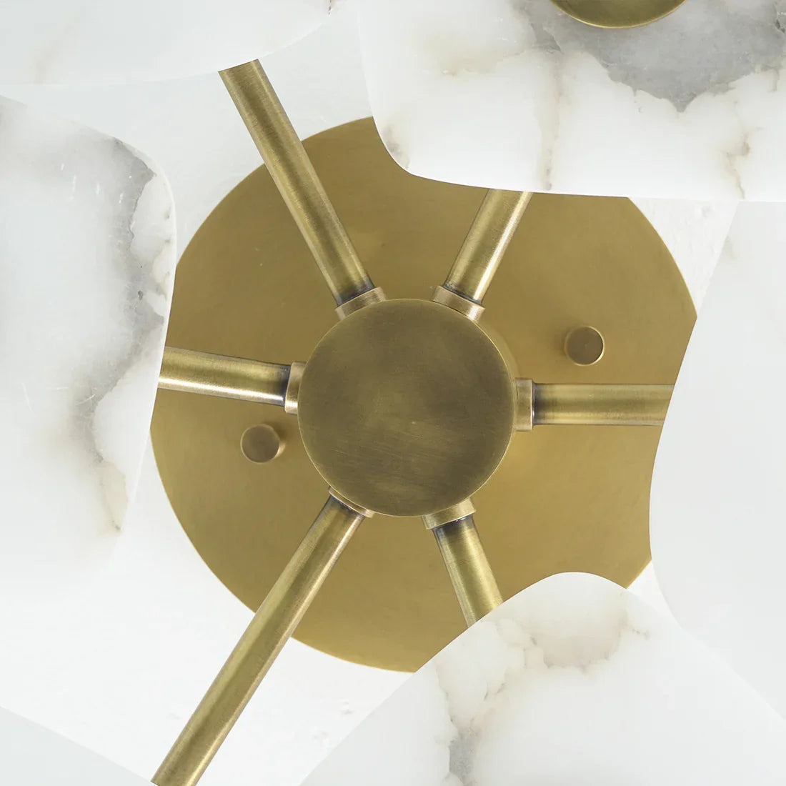 Alabaster Petal Ceiling Light