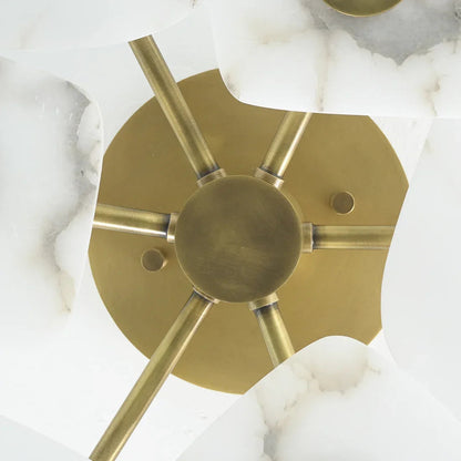 Alabaster Petal Ceiling Light