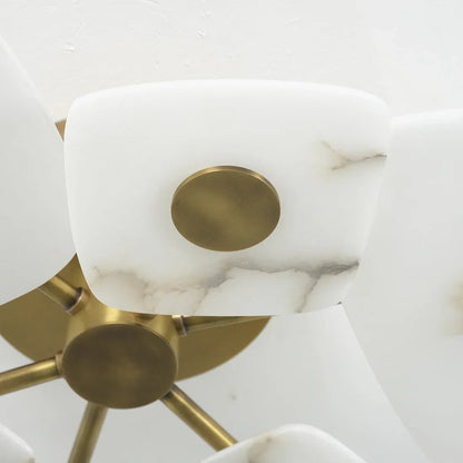 Alabaster Petal Ceiling Light
