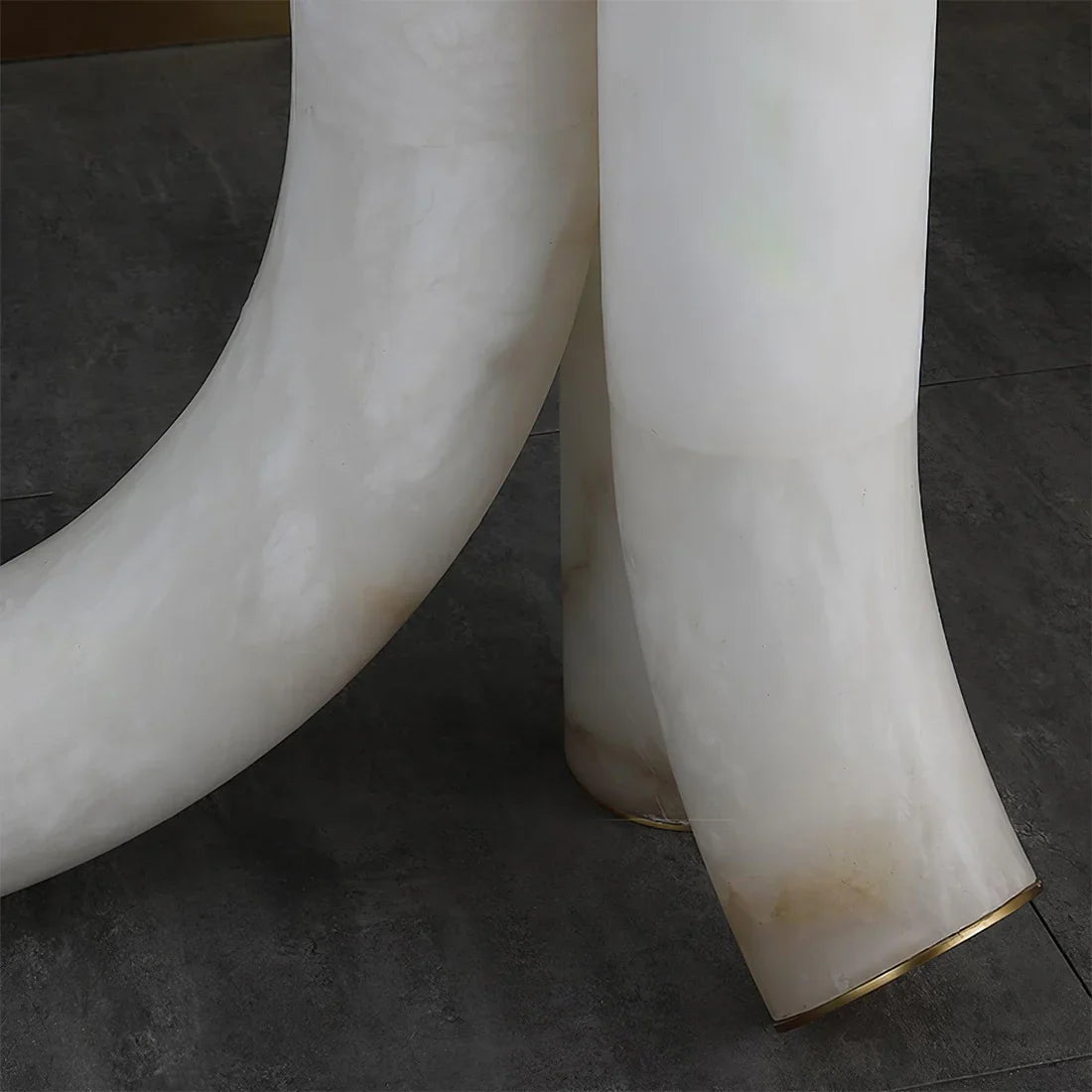 Alabaster Tube Floor Lamp