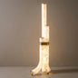 Alabaster Tube Floor Lamp