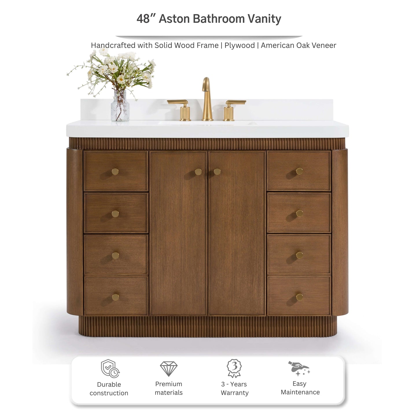 Aston 48" Bath Vanity Set