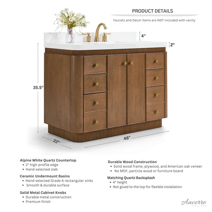Aston 48" Bath Vanity Set