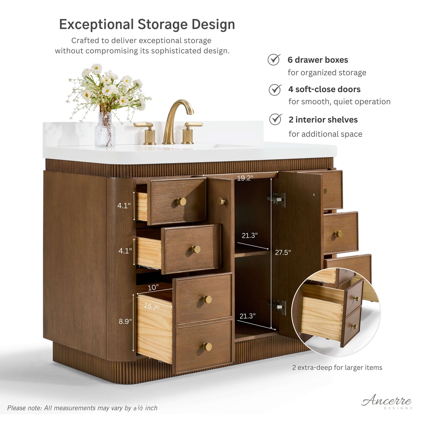 Aston 48" Bath Vanity Set