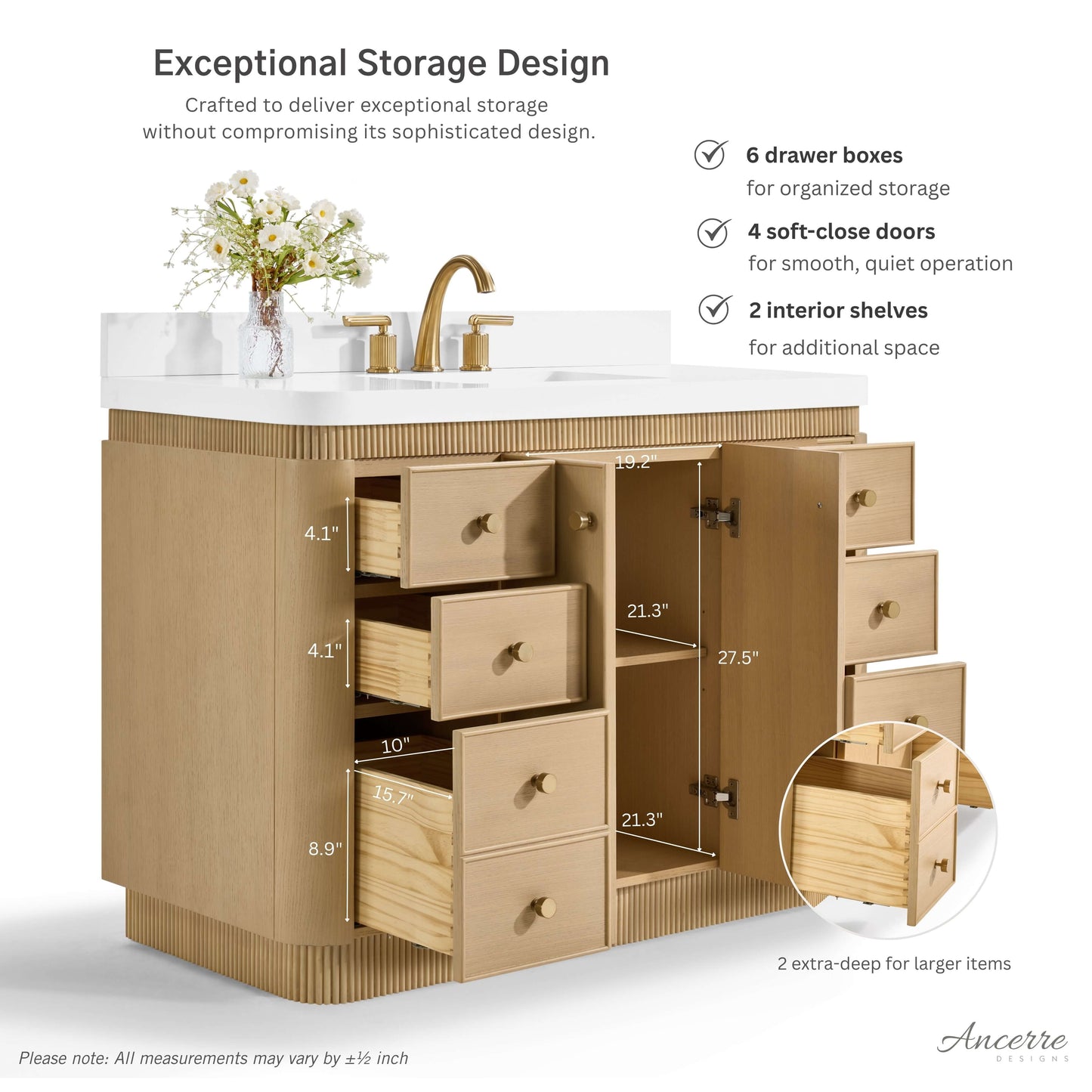 Aston 48" Bath Vanity Set