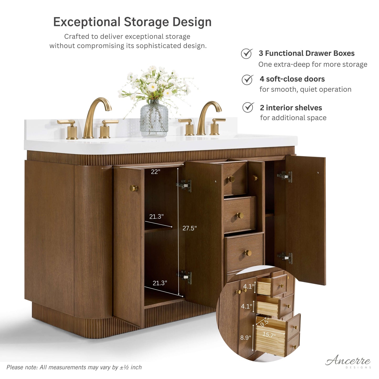 Aston 60" Bath Vanity Set