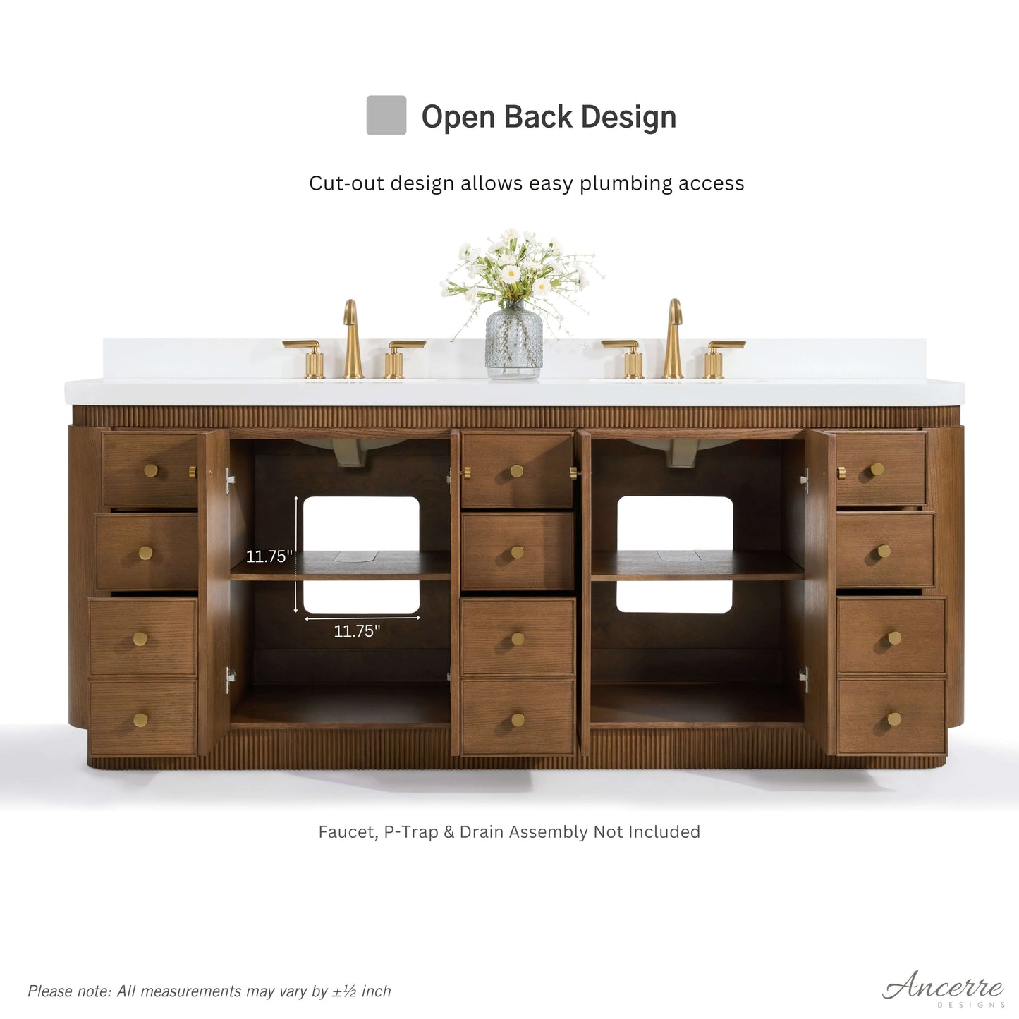 Aston 84" Bath Vanity Set