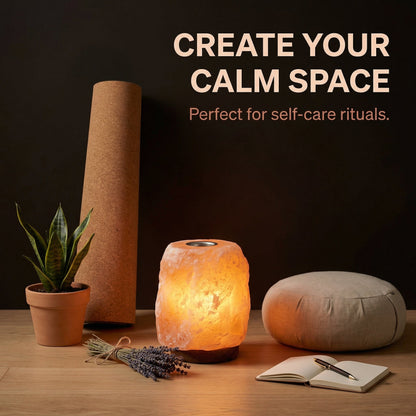 GAYA™ Himalayan Salt Lamp with Aromatherapy Tray