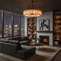 Aubrey Calcite Round Chandelier