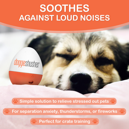 Doggie Shusher – Calming Sound Machine for Dog Anxiety, Separation Stress & Loud Noises