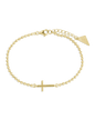 Sterling Silver Kelsey Beaded Cross Bracelet