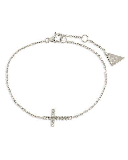 Sterling Silver Kinsey Luxe Cross Accent Bracelet