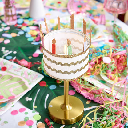 Birthday Cake Rechargeable LED Table Lamp