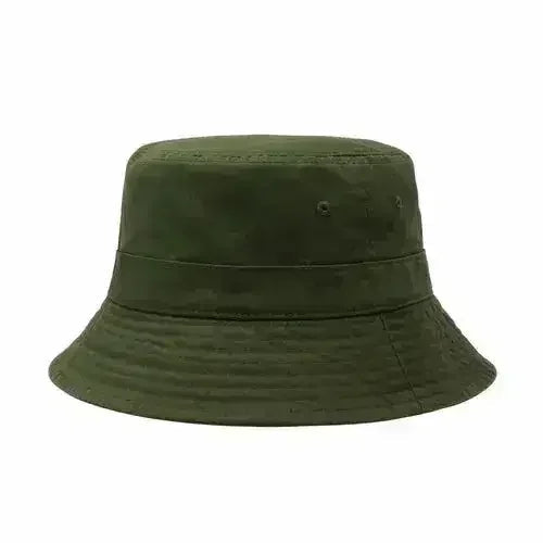 Canvas Bucket Hat - Washed Cotton Moldable Brim - UPF Sun Protection