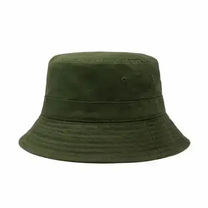 Canvas Bucket Hat - Washed Cotton Moldable Brim - UPF Sun Protection