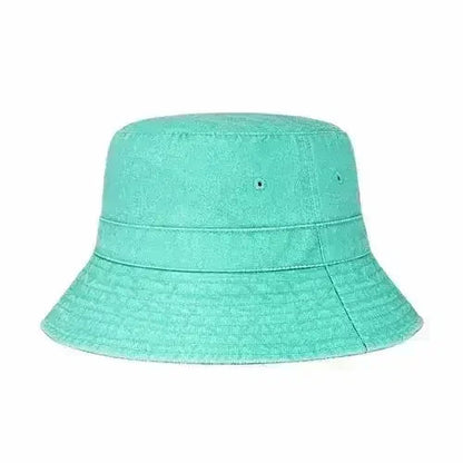 Canvas Bucket Hat - Washed Cotton Moldable Brim - UPF Sun Protection