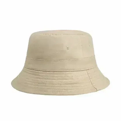 Canvas Bucket Hat - Washed Cotton Moldable Brim - UPF Sun Protection