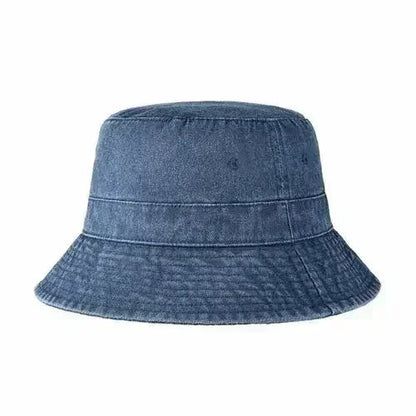 Canvas Bucket Hat - Washed Cotton Moldable Brim - UPF Sun Protection