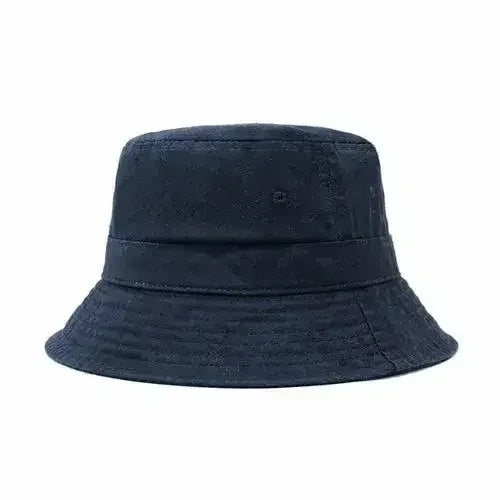 Canvas Bucket Hat - Washed Cotton Moldable Brim - UPF Sun Protection