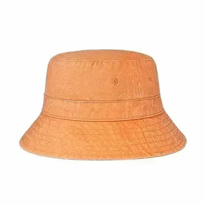 Canvas Bucket Hat - Washed Cotton Moldable Brim - UPF Sun Protection