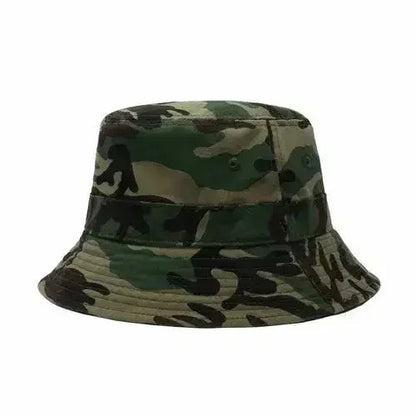 Canvas Bucket Hat - Washed Cotton Moldable Brim - UPF Sun Protection