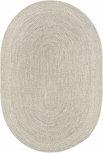 Beige Braided Faux Jute Outdoor Rug