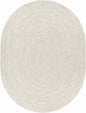 Beige Braided Faux Jute Outdoor Rug