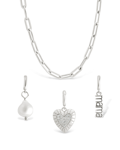 Mother's Day Charm Necklace Set