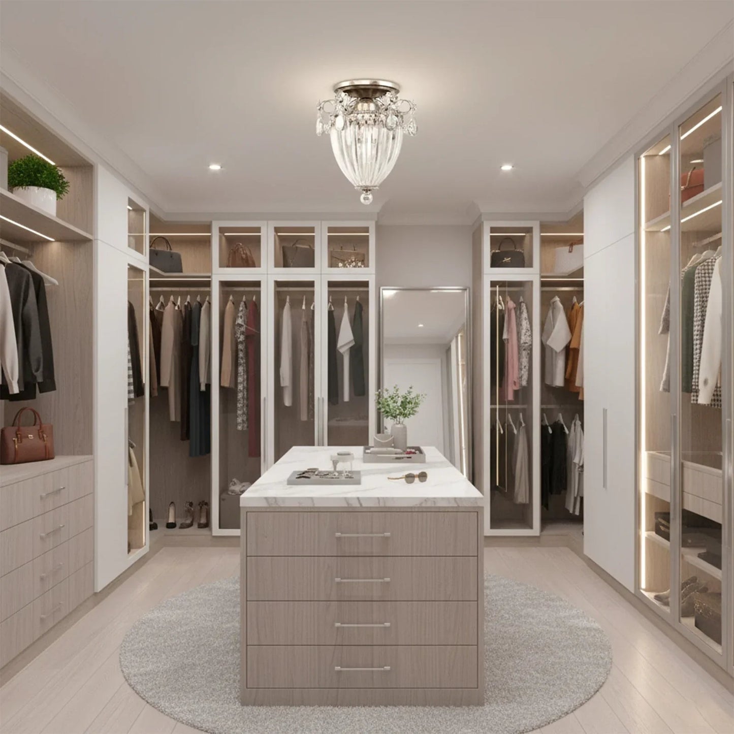 Bagatelle 3-Light Close-to-Ceiling Light