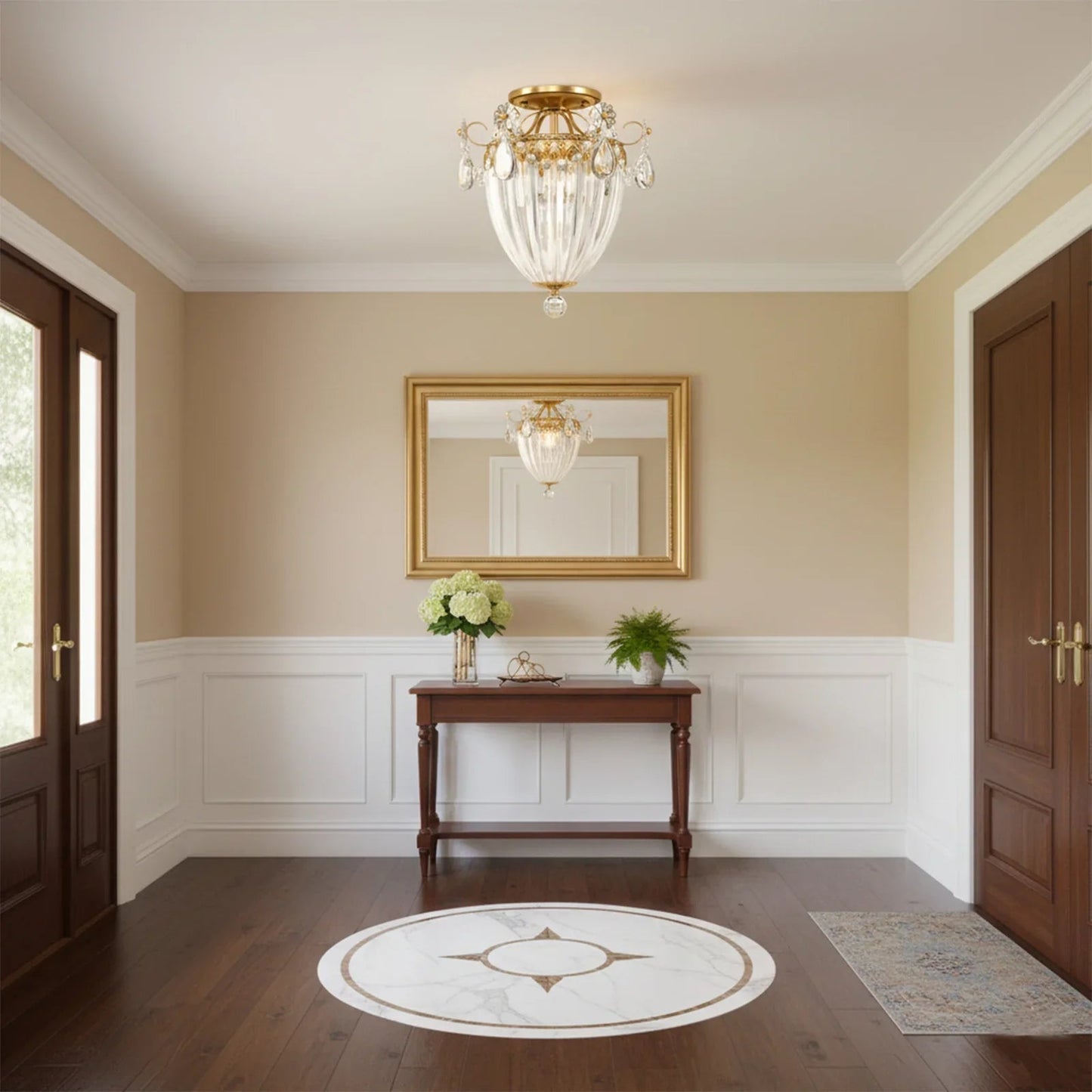 Bagatelle 3-Light Close-to-Ceiling Light