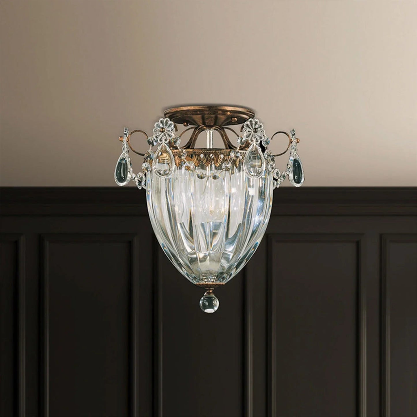 Bagatelle 3-Light Close-to-Ceiling Light
