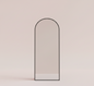Full-Length Arched Floor Mirror with Stand - Multiple Size