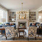 Brach Crystal Shades Round Chandelier