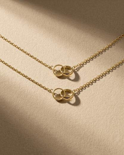 Mother/Daughter Matching Set - “Forever Connected Matching Necklace Set“