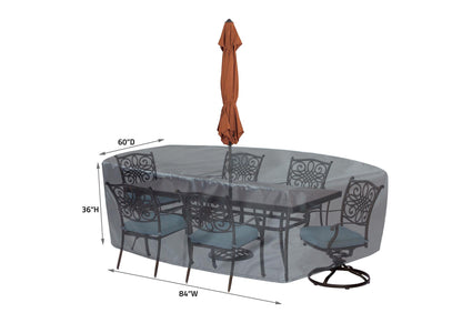 Shield Mercury Cover for 587 Fits Small Oval/RectangleTable & Chairs