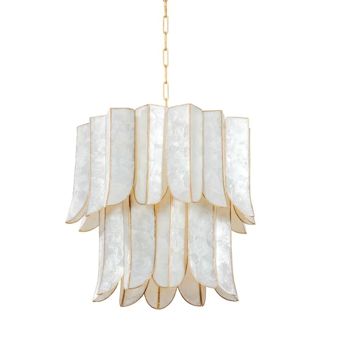Cartagena Vintage Gold Leaf Chandelier