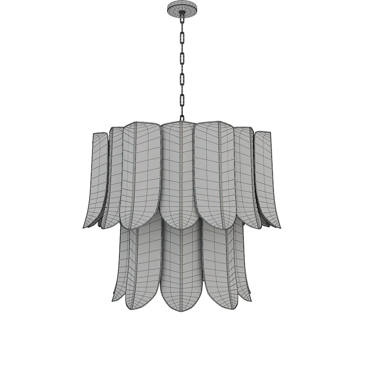Cartagena Vintage Gold Leaf Chandelier