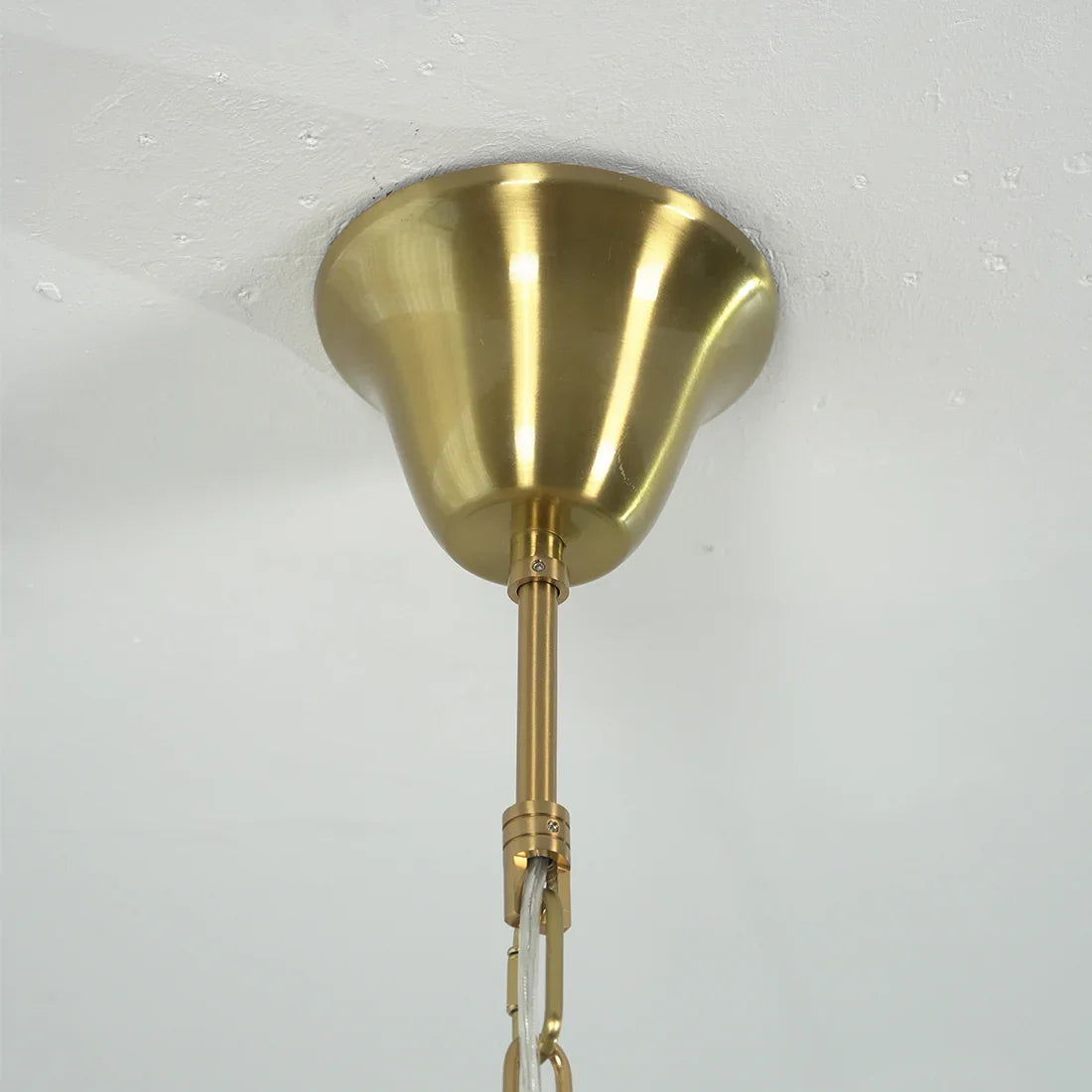 Cascade Ribbed Glass Chandelier