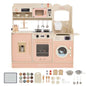 Children Pretend Toy Kitchen Playset with Light and Sound