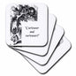 3dRose InspirationzStore Vintage Art - Curiouser and curiouser - Alice in Wonderland Lewis Carroll quote - Coasters (cst_193785)