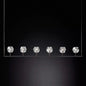 Crystal Ball Linear Chandelier