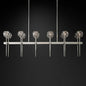 Crystal Ball Linear Chandelier