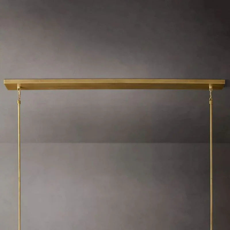 Crystal Ball Linear Chandelier