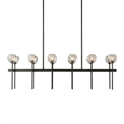 Crystal Ball Linear Chandelier