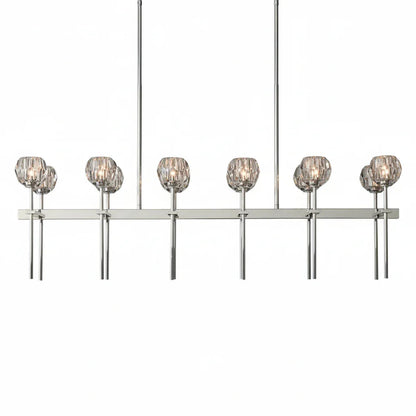Crystal Ball Linear Chandelier