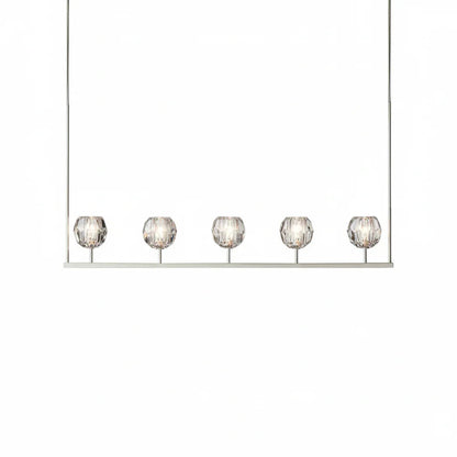 Crystal Ball Linear Chandelier