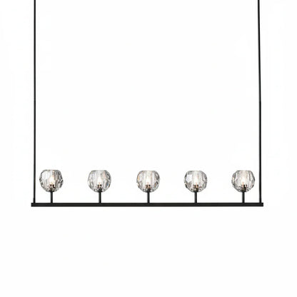 Crystal Ball Linear Chandelier